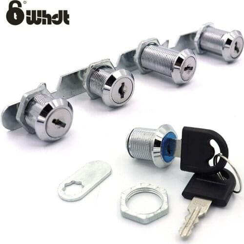 1set Mailbox locker door cabinet lock Zinc Alloy 16 20 25 30mm drawer lock locker with 2 keys for office desk letter box lock