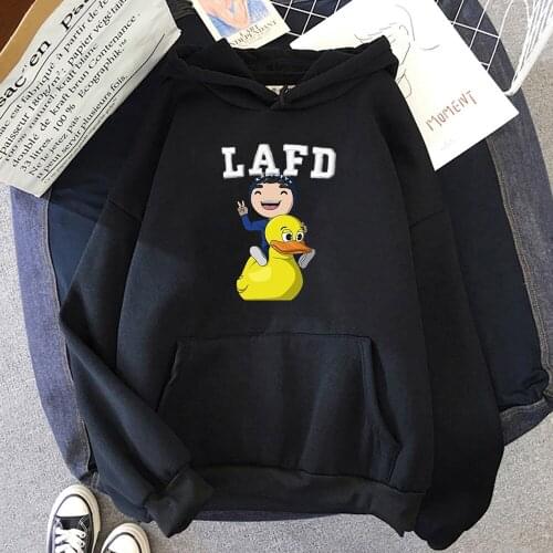 2021 LAFD Dream Team Hoodie Oversized Sweatshirt Men Womens Hoodies Harajuku Warm Pullover Streetwear Korean Style Lounge Wear