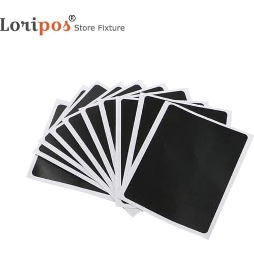 24pcs/set Vinyl Rectangle Chalkboards Board Decoration Lable Sticker 9x6cm