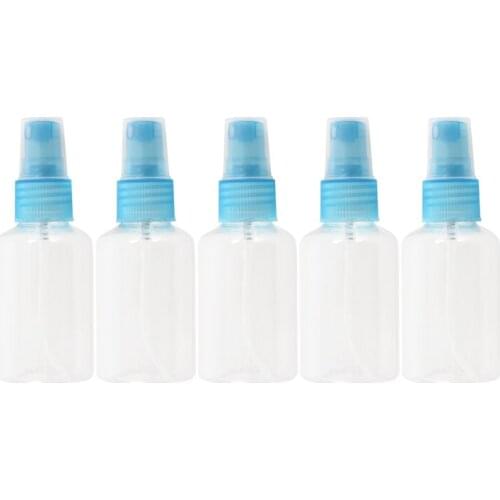 5 Pcs Empty Purple Spray Bottle Pump 15ML
