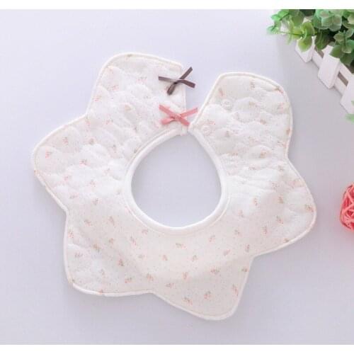 Free Shipping 360 Degrees Rotating Infant Baby Bibs Cute Print Waterproof Saliva Towel Baby Accessories Burp Cloths