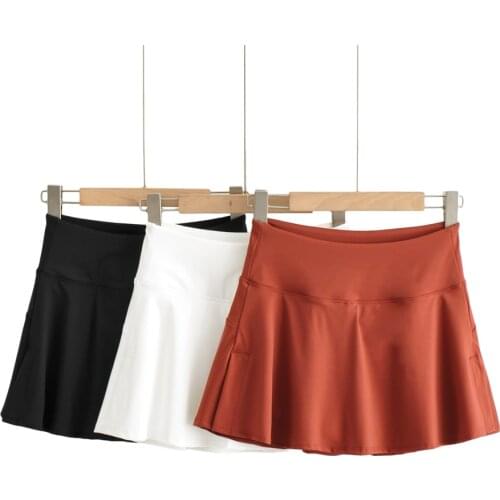 Bradely Michelle 2021 New Arrival Summer Skirts Casual Sports Beach Fashion Solid Color Sexy Skirts Pantskirt