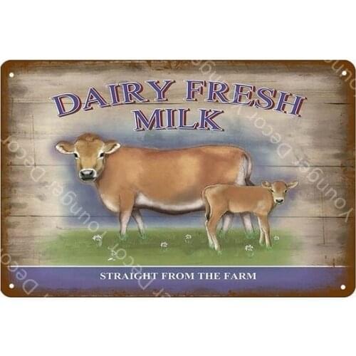 Family Butchers Tin Signs Beef Cuts Duck Eggs Wool Vintage Metal Plaque Farmhouse Farm Shop Wall Decor Cow Pig Poster YI-120