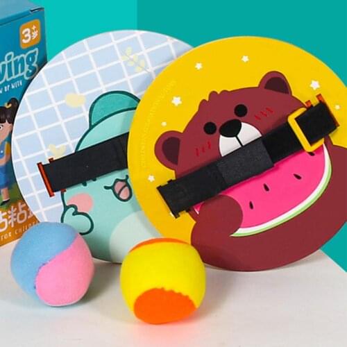 Childrens Cartoon Toy Sticky Target Plate Outdoor Throwing And Catching Ball Butt Suction Plate Palm Sticking Target