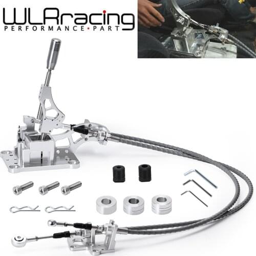 Shifter Box Shifter Cables With Trans Bracket Shift Linkage For RSX K20 K20A K24 K Series EG EK DC2 Race Type-S K-Swap Vehicles