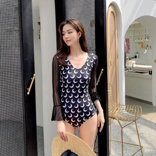 Swim Suit Swimsuit 2019 New Summer Clothes For Women Beach Wear Swimming Trunks Womens Woman 2020 Long Sleeve Covering Sexy
