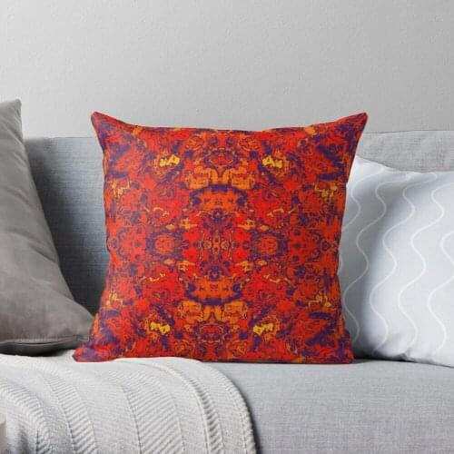 Moroccan Red Throw Pillow Cushion Cover Polyester throw pillows case on sofa home living room car seat decor 45x45cm