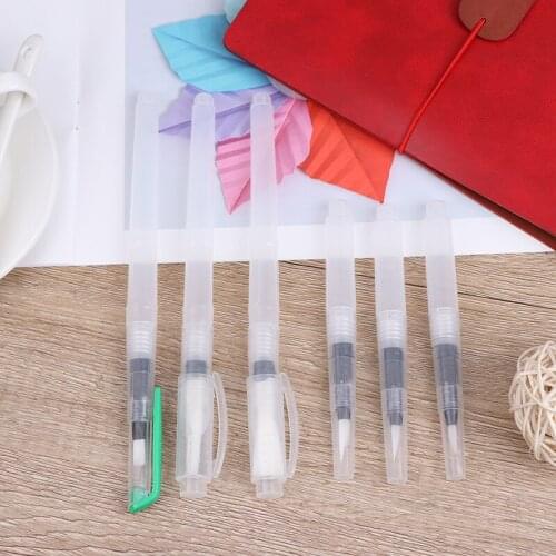 Refillable Paint Brush Water Color Brush Soft Watercolor Brush Ink Pen for Painting Calligraph Drawing Art Supplies