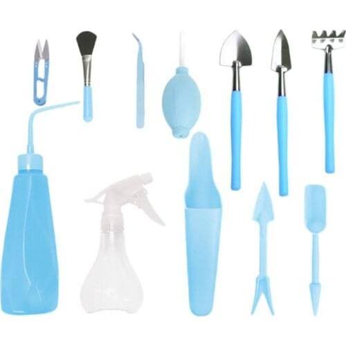 Mini Garden Tools Sets Succulent Plants Bonsai Miniature Planting Flower Gardening Tools Combination Packages