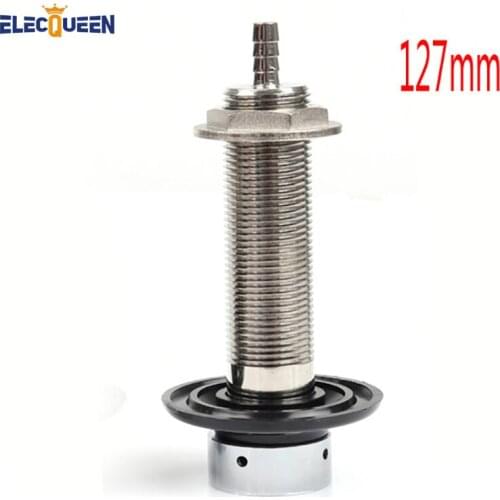 Beer Faucet Shank 127mm With Nipple Copper Nickel Plating,Long Beer Nipple Shank Brewing Beer Dispensing