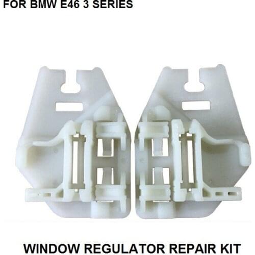 WINDOW SLIDER FOR BMW E46 TOURING WINDOW REGULATOR REPAIR CLIPS with SLIDER REAR LEFT-RIGHT SIDE 1998-2005
