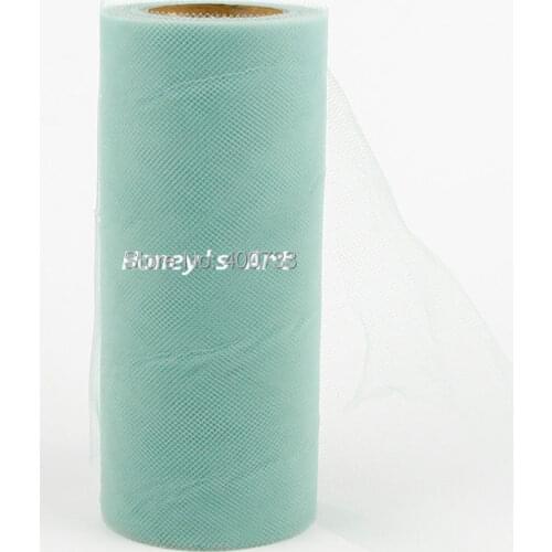 Celery Sage Matt TULLE Roll Spool 6inchx25yard (6"x75') Tutu supply Wedding Chair Bow 20D