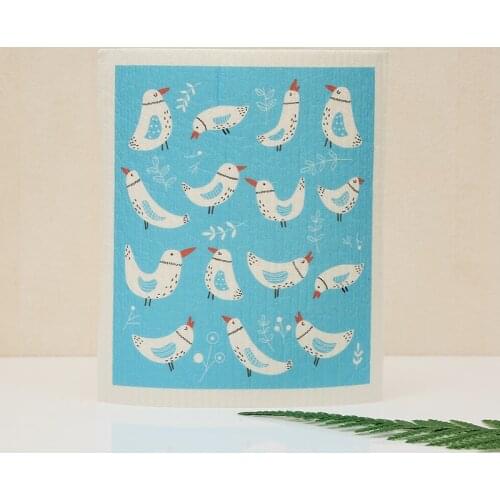 Creative Fruit Print Kitchen Quick-Dry Cleaning Rag Dish Cloth Wiping Napkin Absorbing Cloth Sustainable eco friendly products