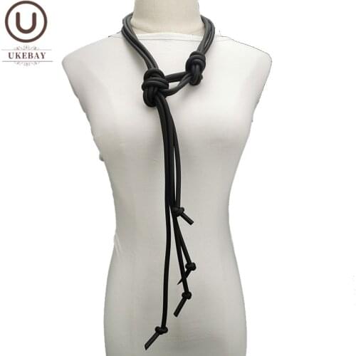 UKEBAY New Pendant Necklaces Long Necklace Women Goth Wedding Accessories Designer New Strange Jewelry Sweater Chain Wholesale