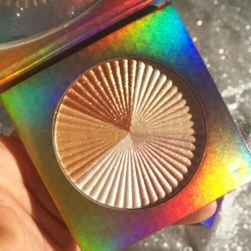 Explosion Models 5 in 1 Diamond Highlighter Shadow Powder Bronze Palette Shimmer Glitter Face Contour Makeup Brighten Skin Color