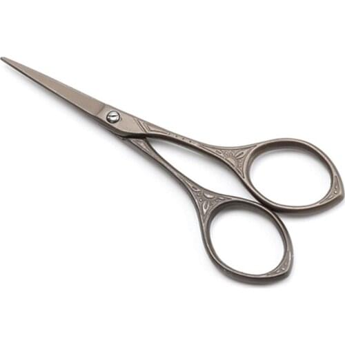 Retro Japan 10cm small hair scissors nose trimmer haircut daily tool shears eyebrow cutting barber makas high-end scissors