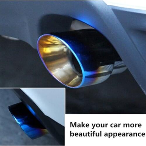 1pcs For Mitsubishi ASX 2011 2012 2013 2014 Stainless Steel Car Exhaust Tip Muffler Pipe Cover Automobiles Auto Accessories