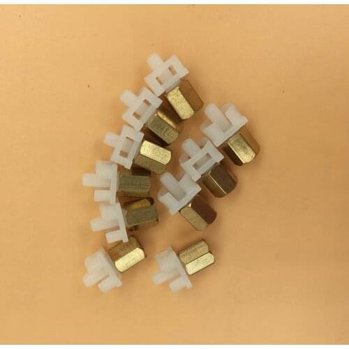 10pcs Eco solvent ink damper connector with copper nut for Mutoh VJ1618 printer DX6 DX7 printhead GS6000 ink dumper adapter