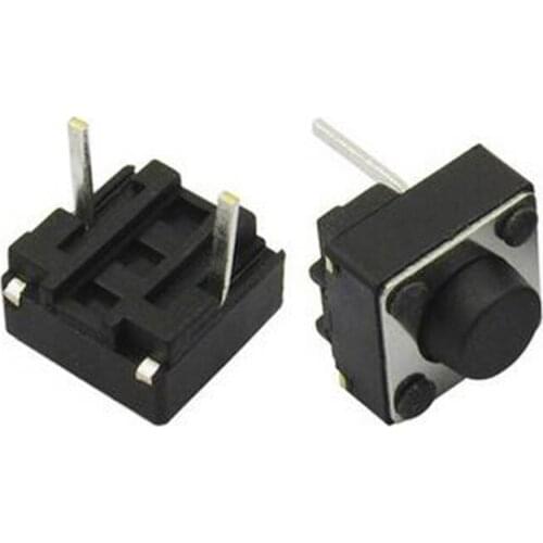 100pcs 6*6*5mm push button switch micro switch 2 pins switch mounting switch electric accerssories