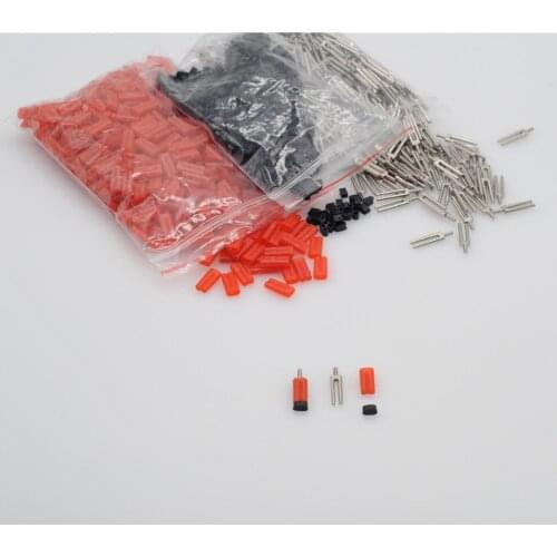100/Sets Dental Lab Master Twin Double II Pins & Plastic Sleeves Dental Lab Supplies Dental Tools