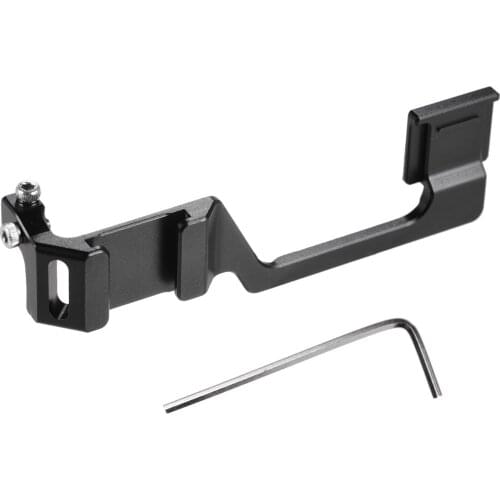 Cold Shoe Adapter Relocation Plate Aluminum Alloy Camera Vlogging Mount Bracket Accessory Replacement for Sony A6300/A6400