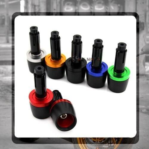 Universal 7/8'' 22mm For Kawasaki Z900 Z800 Z750 Z650 Z300 Z250 ZX636 ZX6R Motorcycle Accessories Handle bar Grips Ends Caps