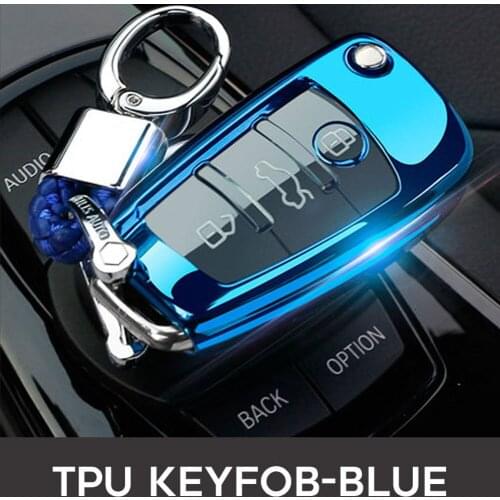 TPU 3 Buttons Car key case fob For Audi R8 A1 A3 A4 A5 A6 A7 A8 Q3 Q5 Q7 C5 C6 A4L A6L S1 S3 RS6 TT 2005-2013 Shell Accessories