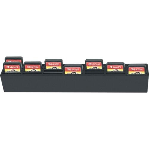 For Nintend Switch Game Card Case Storage Box Holder Cartridge with 28 Game Card Slots For Nintendos Switch Docking Collection