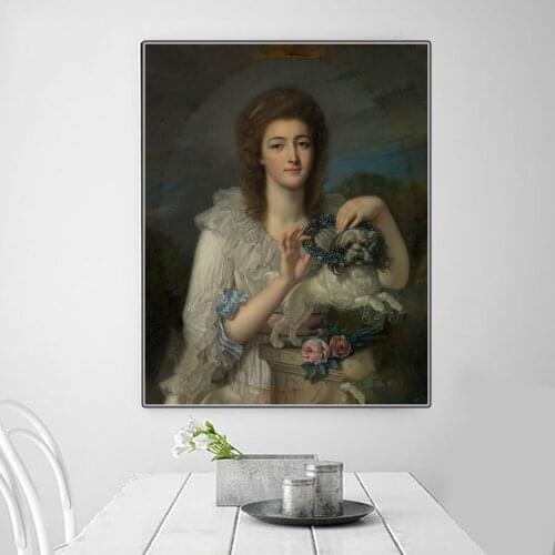 Citon Jean-Baptiste Greuze《Princess Varvara Nikolaevna Gagarina》Canvas Oil Painting World Famous Artwork Picture Home Decoration