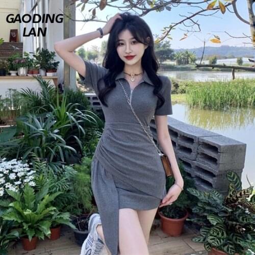 Летние платья с коротким рукавом GaoDingLan China At AliExpress