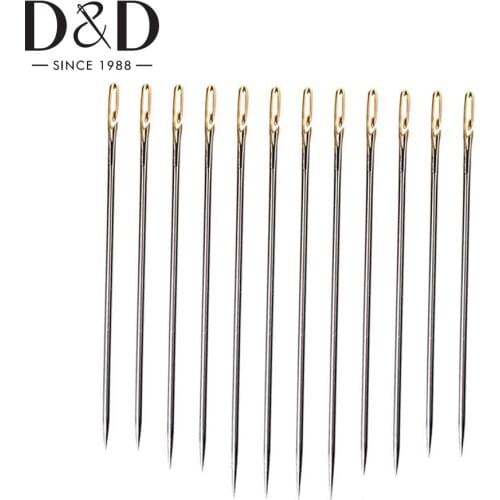12pcs/Set Stainless Steel Needle Hand Sewing Needles Sewing Embroidery Tool DIY Needlework