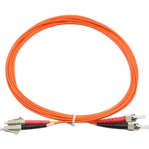 15 Meters LC-ST Fiber Optic Cable MultiMode Duplex Patch Cord OM2 50/125 15M