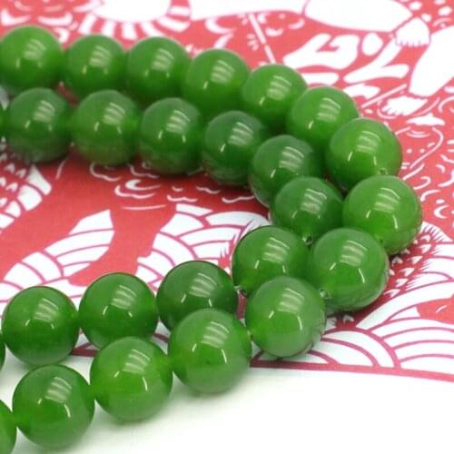 Round shape Green aventurine loose beads 10mm 15inches DIY stone beads women jewelry making design Fashion