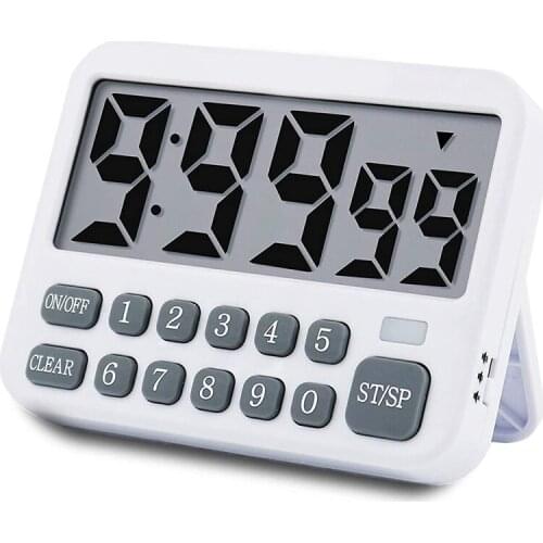 Kitchen Timer Digital Kitchen Timer Magnetic Countdown Timer with Loud Alarm Big Digits Back Stand for Cooking Classroom