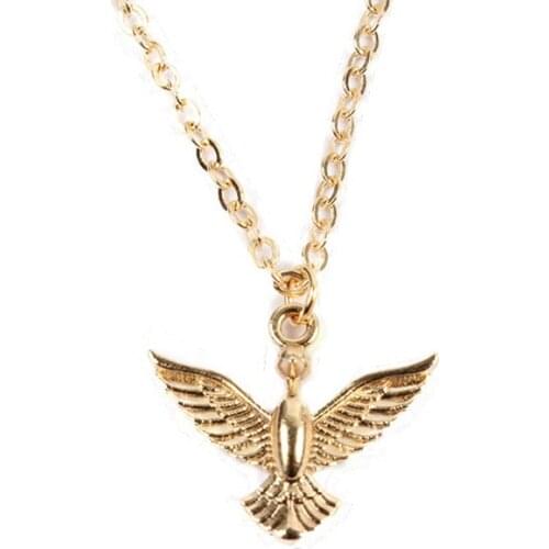 Fashion Dove Bird Necklace fill Flying Bird Pendant Choker Necklace Dainty Chain Jewelry Party Cute Geometric Necklace Jewelry