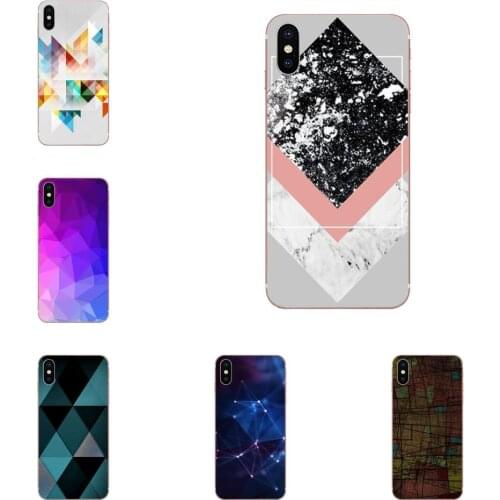 TPU Custom Design Fashion Geometric Pattern Color For Huawei Honor Mate 20 p40 lite pro 10i 20i 8S lite Y9 Y7 Y5 Prime 2019 2018