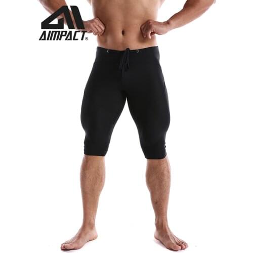 Mens Running Shorts Compression Leggings Pants Sexy Nylon Sportswear Training Yoga Pants Pure Color Fast Dry Sport Shorts