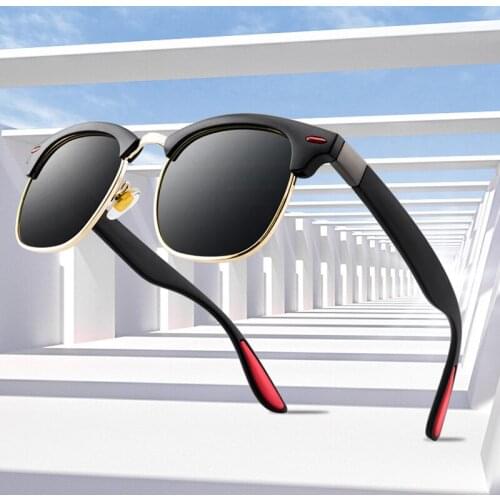 Mens Retro Polarized Sunglasses Outdoor Sports Classic Ultralight Driving Glasses Motorcycle Riding Fishing Windproof Eyewears