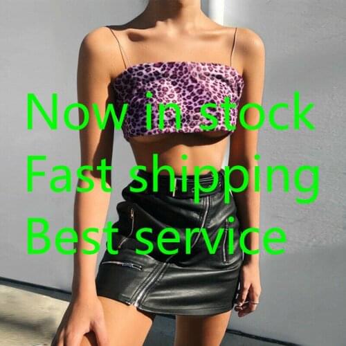 New Women Sexy Leopard Vest Top Tank Crop Tops Sleeveless Blouse Shirt Clubwear