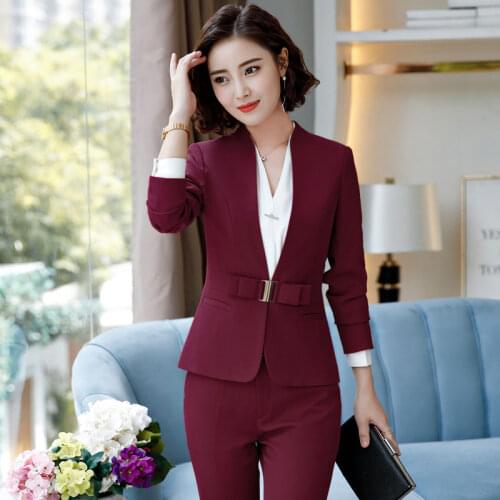 IZICFLY new style Professional Business red jacket ladies Elegant Slim black blazer feminino Office formal coats womens clothing