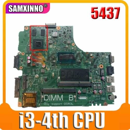 Original Laptop motherboard For DELL Inspiron 5437 0VCT9N 12314-1 Mainboard SR16Q I3-4010U N14P-GV2-S-A1