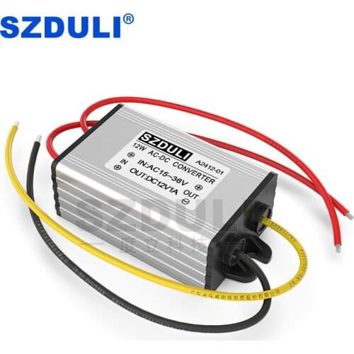 AC24V to DC12V 1A AC to DC Buck Power Converter 15V~36V to 12V Transformer Module CE RoHS