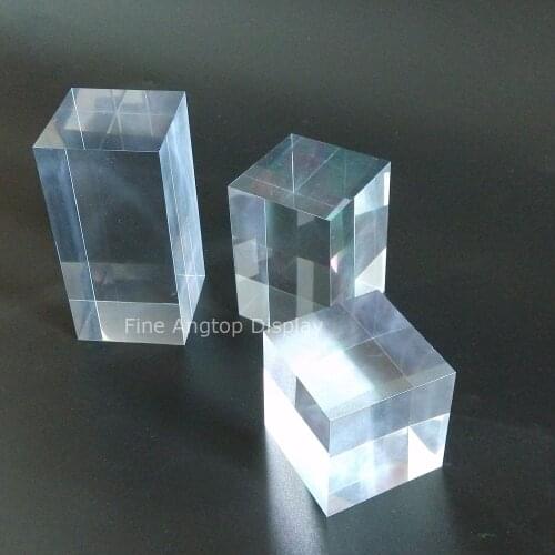 50*50*50/80/100mm Transparent Acrylic Counter Display Block For Jewelry Set Necklace Bracelet Rings Earrings Holder