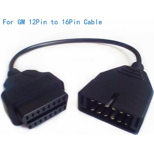 OBD OBD2 Connector for GM 12 Pin Adapter to 16Pin Diagnostic Cable 12Pin For GM Vehicles