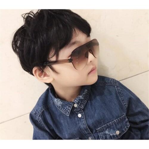 ASUOP new fashion childrens sunglasses boys and girls retro glasses classic brand design UV400 round color glasses