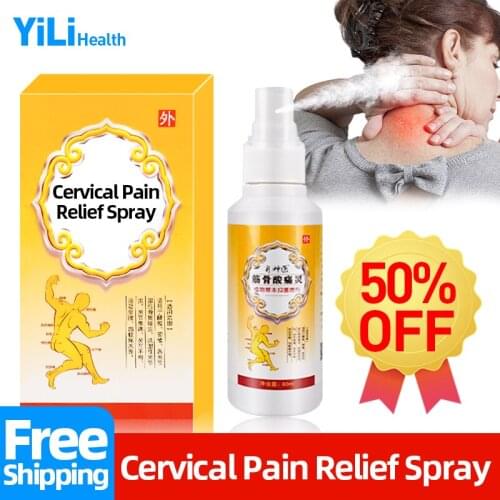 Cervical Spine Pain Relief Spray Treatment Neck Joint Arthritis Soreness Shoulder Rheumatism Massage Health Care Liquid