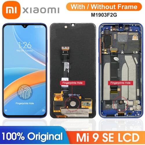 5.97" Original AMOLED LCD For Xiaomi 9 SE 9SE LCD Display Sreen Touch Digitizer Replacement Assembly Parts For Mi 9 SE LCD