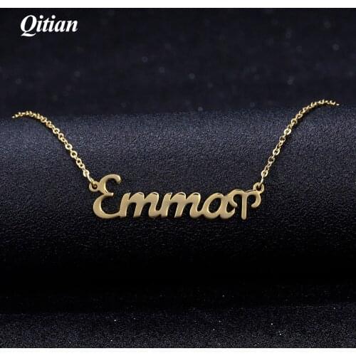 Star Zodiac Sign 12 Constellation Necklaces Pendants Choker Name Necklaces for Women Stainless Steel Jewelry