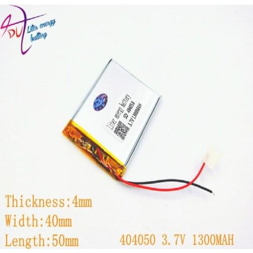 1pcs [SD] 404050 3.7V 1300mAH 443953 Polymer lithium ion / Li-ion battery for TOY,POWER BANK,GPS,mp3,mp4,cell phone,speaker