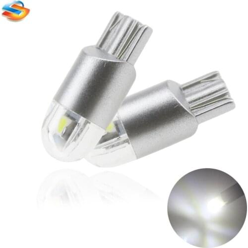 50pcs T10 3030 2SMD LED For Car Trunk Bulb License Plate Lights Clearance Plate Parking Fog Auto Cars Lights 9V-30V